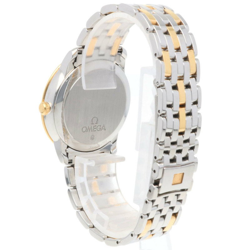 歐米茄碟飛系列尊貴腕錶，不鏽鋼材質，型號42420372058001，自動上鍊，已翻新，男士腕錶，82766XXX，鑲鑽-4