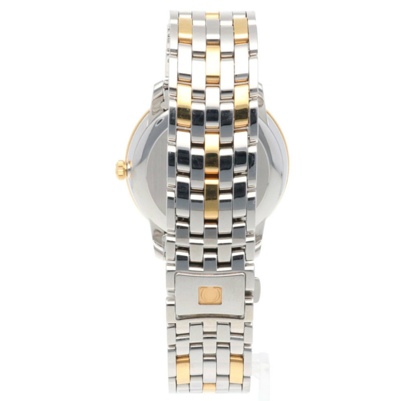 歐米茄碟飛系列尊貴腕錶，不鏽鋼材質，型號42420372058001，自動上鍊，已翻新，男士腕錶，82766XXX，鑲鑽-5