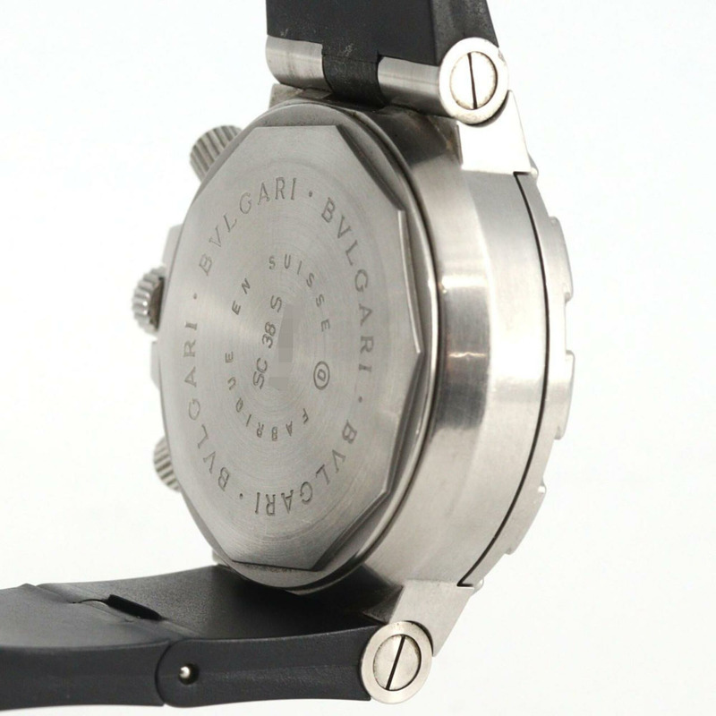 寶格麗 Scuba Chrono SC38S 不鏽鋼自動腕錶-5