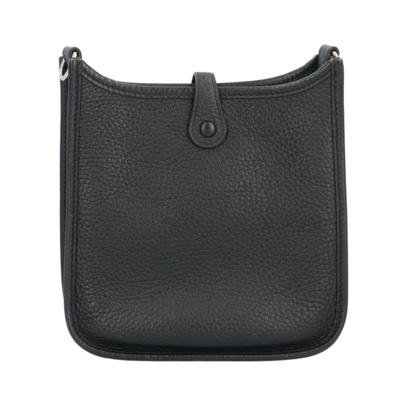 愛馬仕 Evelyne TPM 單肩背包，Taurillon Clemence 皮革，黑色，女士款-2