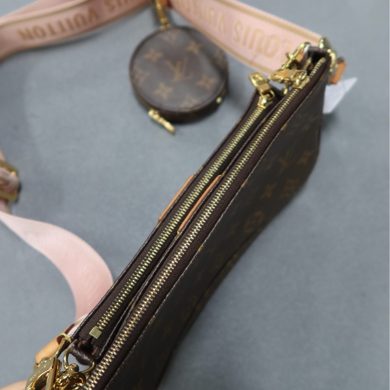 Louis Vuitton路易威登 五合一 粉肩帶 芯片款-3