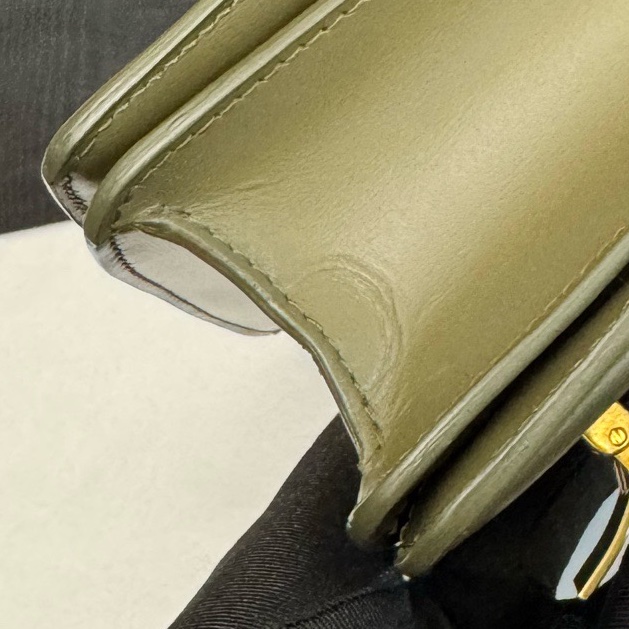 Celine 賽琳 mini box 墨綠色 附件：塵袋-9