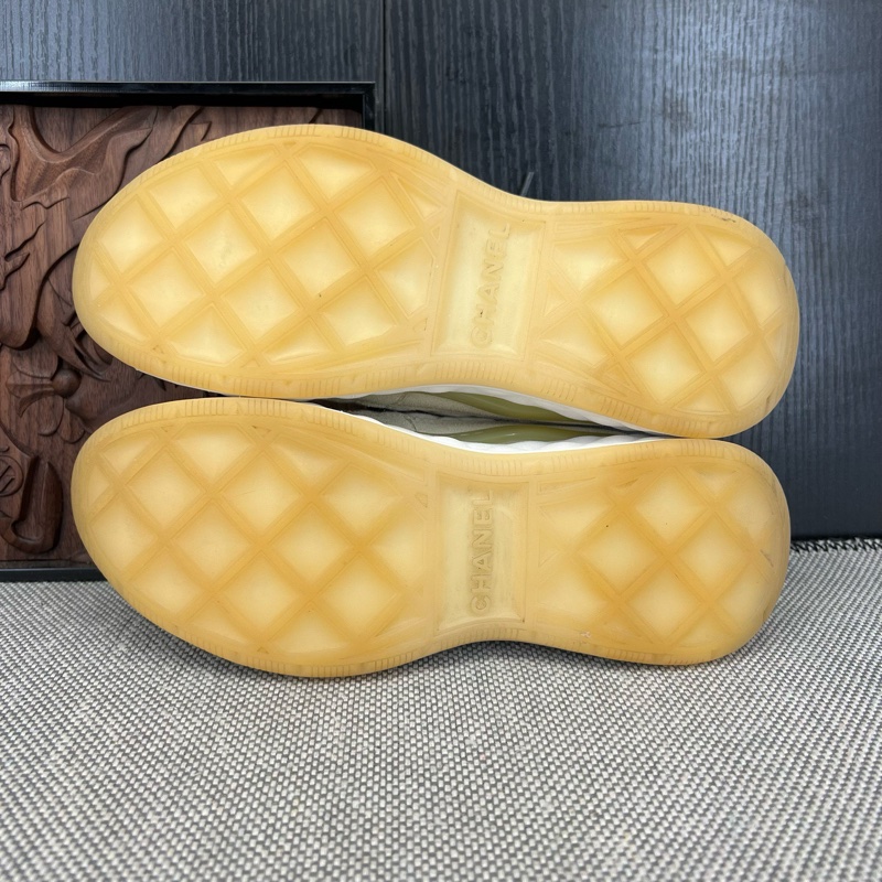 Chanel香奈兒 麂皮拼接運動鞋 35.5 碼-3