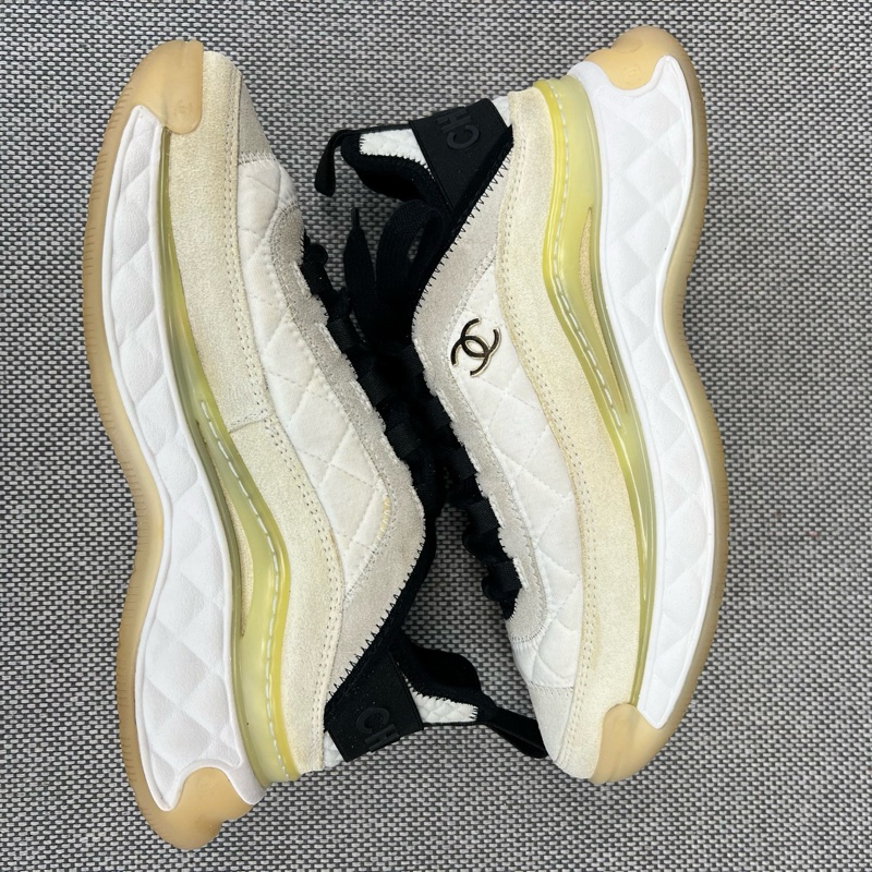 Chanel香奈兒 麂皮拼接運動鞋 35.5 碼-5