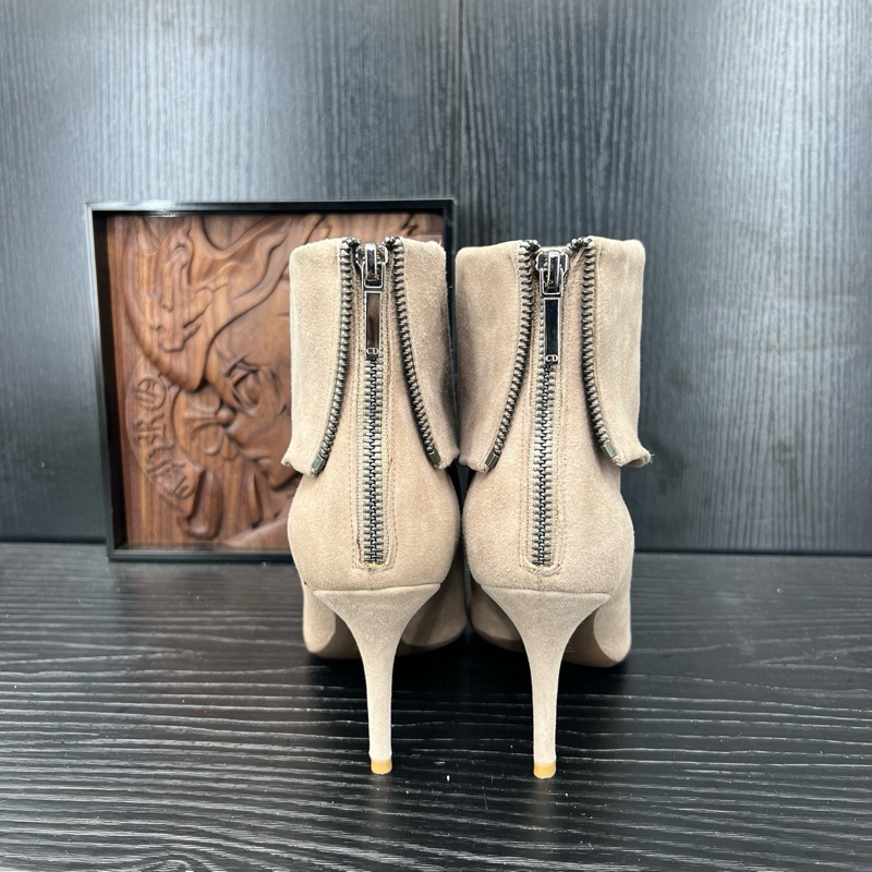 Dior迪奧 棕色外翻短靴 35碼-2