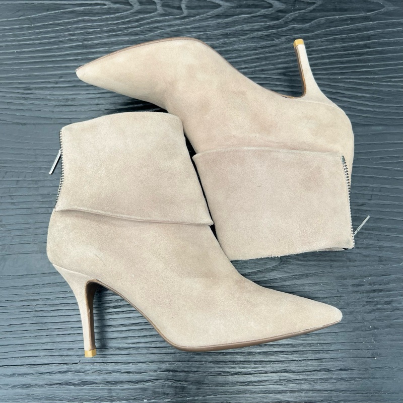 Dior迪奧 棕色外翻短靴 35碼-6