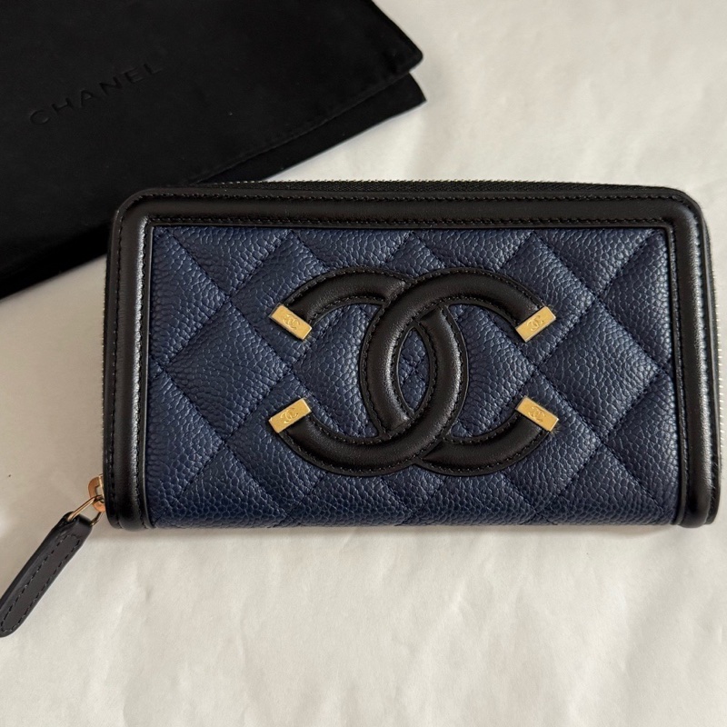 Chanel 香奈兒卡包 零錢包 幾乎全新很實用的小包 無附件-0