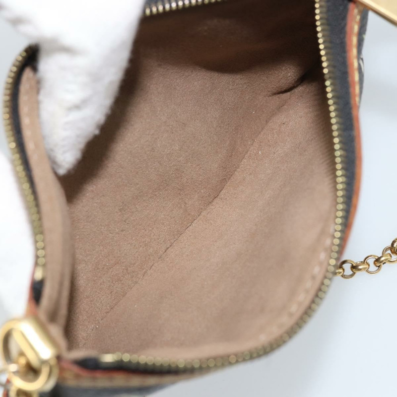 【日本直送】路易威登 Multicolor Pochette Mira PM 手拿包 黑色 M60099 LV Auth bs34318A-10