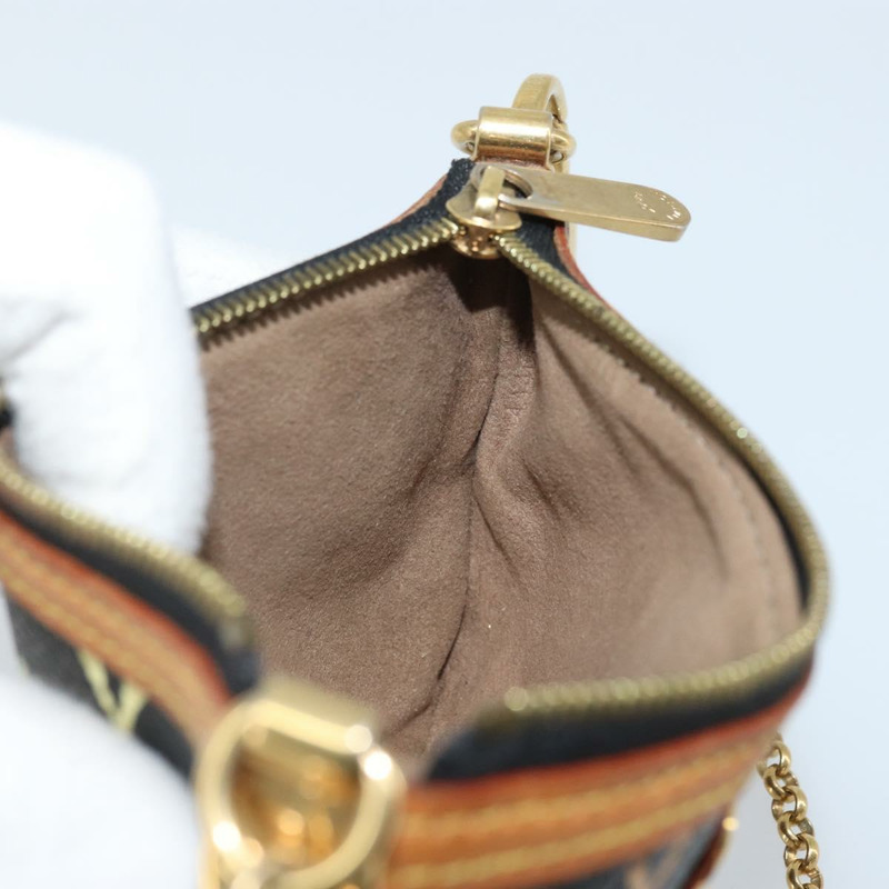 【日本直送】路易威登 Multicolor Pochette Mira PM 手拿包 黑色 M60099 LV Auth bs34318A-19
