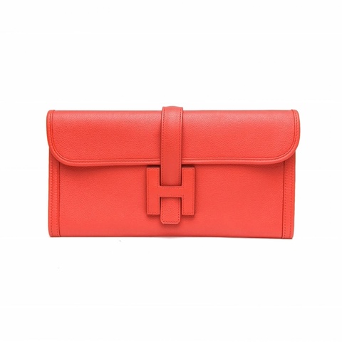HERMES JigeElan手包29S5番茄紅EC皮A刻