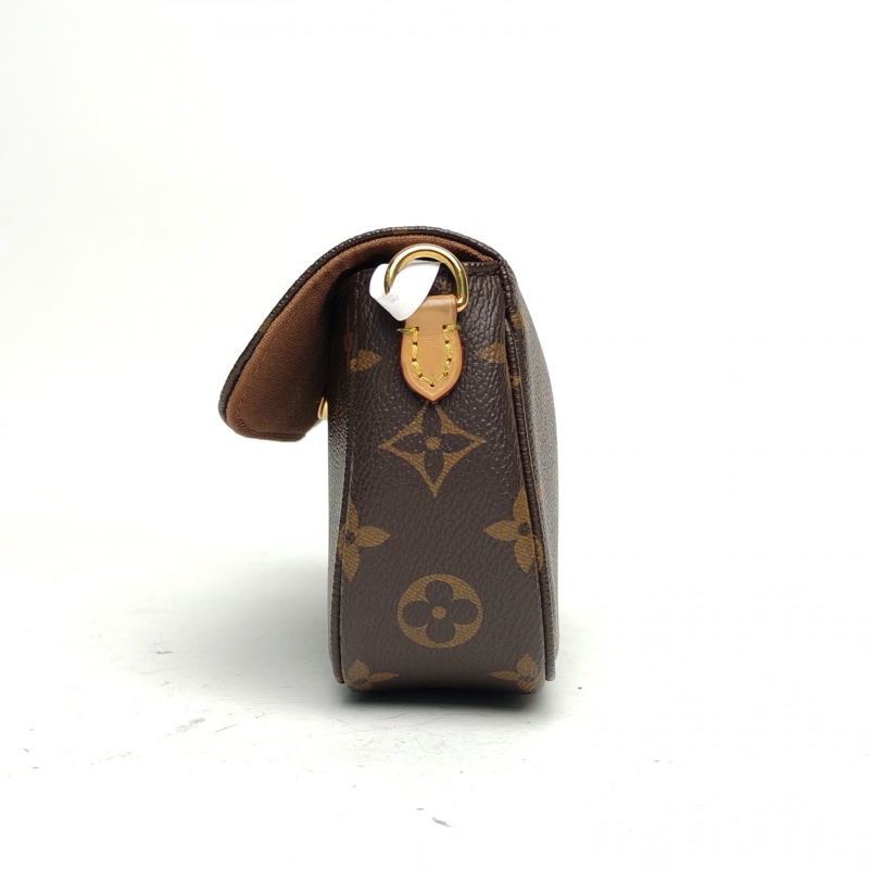 LOUIS VUITTON IVY鏈條腋下包老花PVC金扣晶片-1