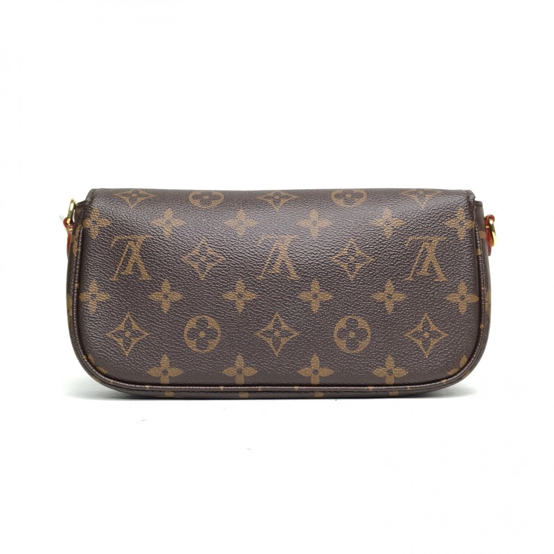 LOUIS VUITTON IVY鏈條腋下包老花PVC金扣晶片-2