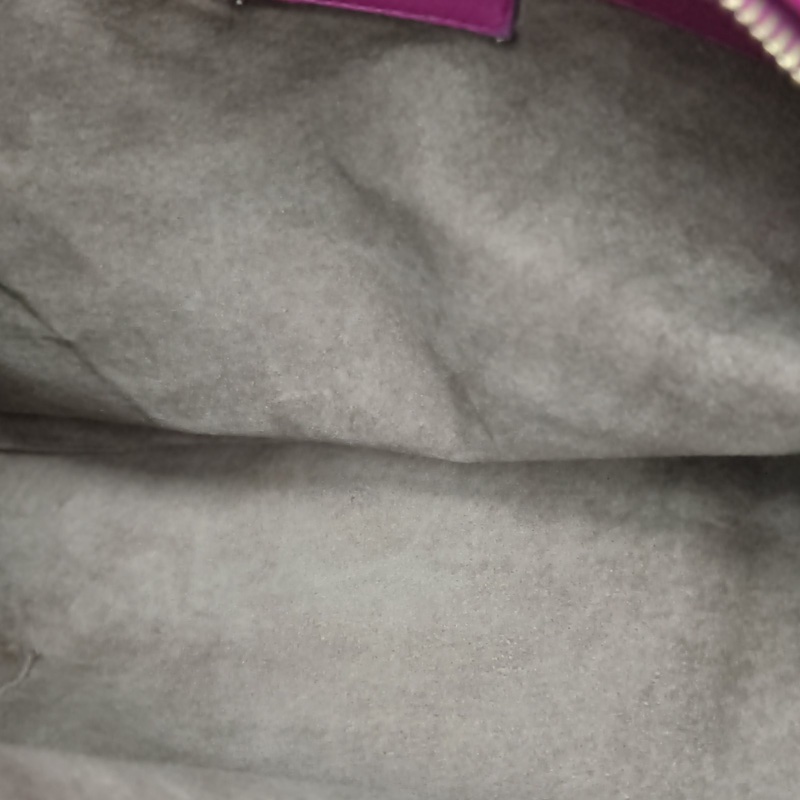 BOTTEGA VENETA 紫色羊皮金扣經典編織手提和尚包-4