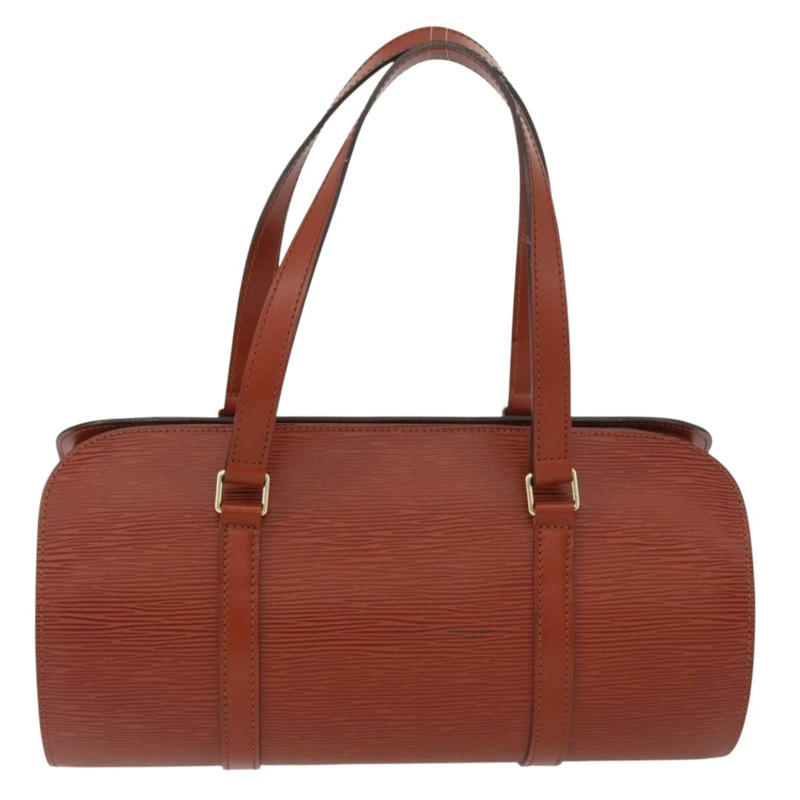 【日本直送】路易威登 Epi Soufflot 手提包 棕色 M52223 LV 正品 BAZ030A-1