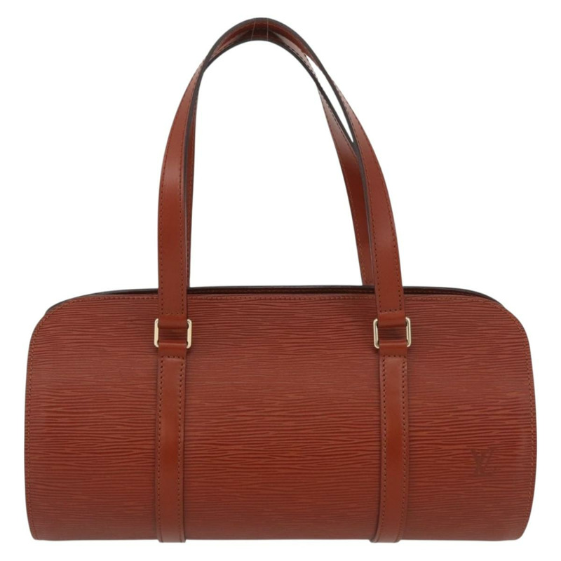 【日本直送】路易威登 Epi Soufflot 手提包 棕色 M52223 LV 正品 BAZ030A-12