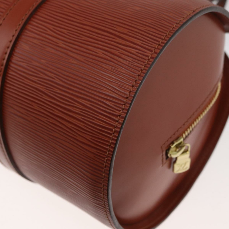 【日本直送】路易威登 Epi Soufflot 手提包 棕色 M52223 LV 正品 BAZ030A-15