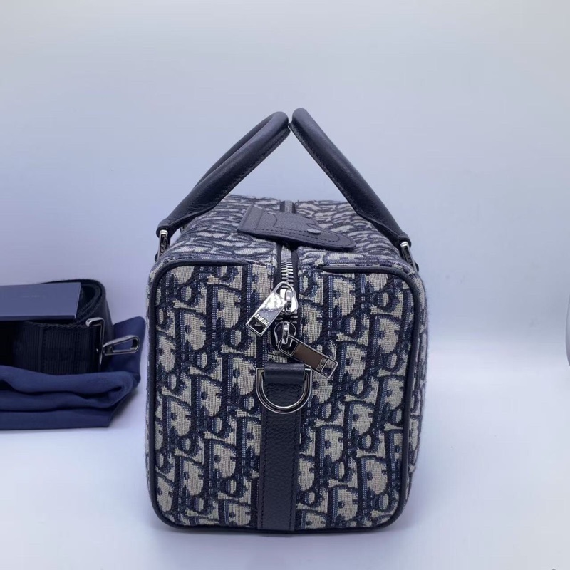 Dior迪奧 Lingot26波士頓老花手提單肩包,男女同款 上身超級帥氣,尺寸26x16×14.5-2