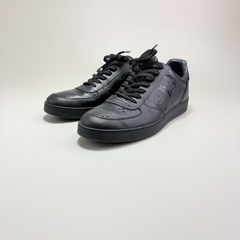 LOUIS VUITTON LV RIVOLI老花鐳射板鞋 9碼-0