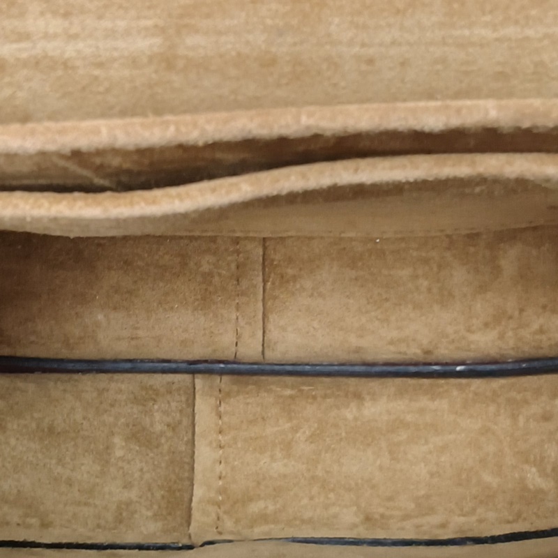 LOEWE 酒紅色牛皮gate腰包-4