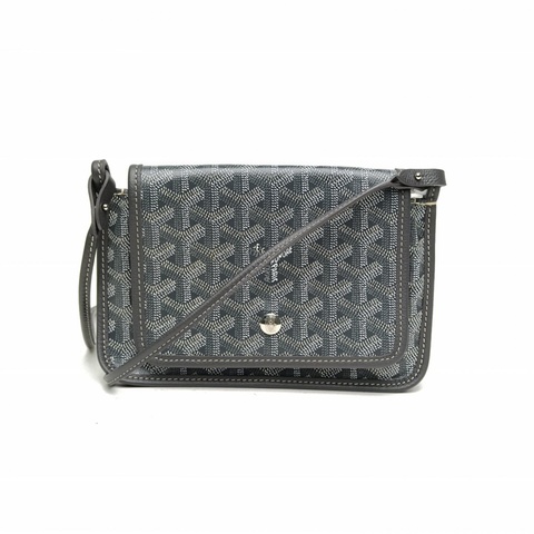 GOYARD PLUMET三層WOC灰色PVC