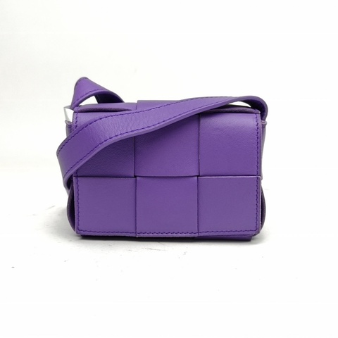BOTTEGA VENETA CassetteMini12紫色羊皮