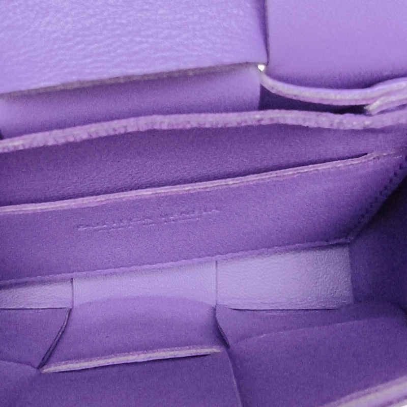 BOTTEGA VENETA CassetteMini12紫色羊皮-4