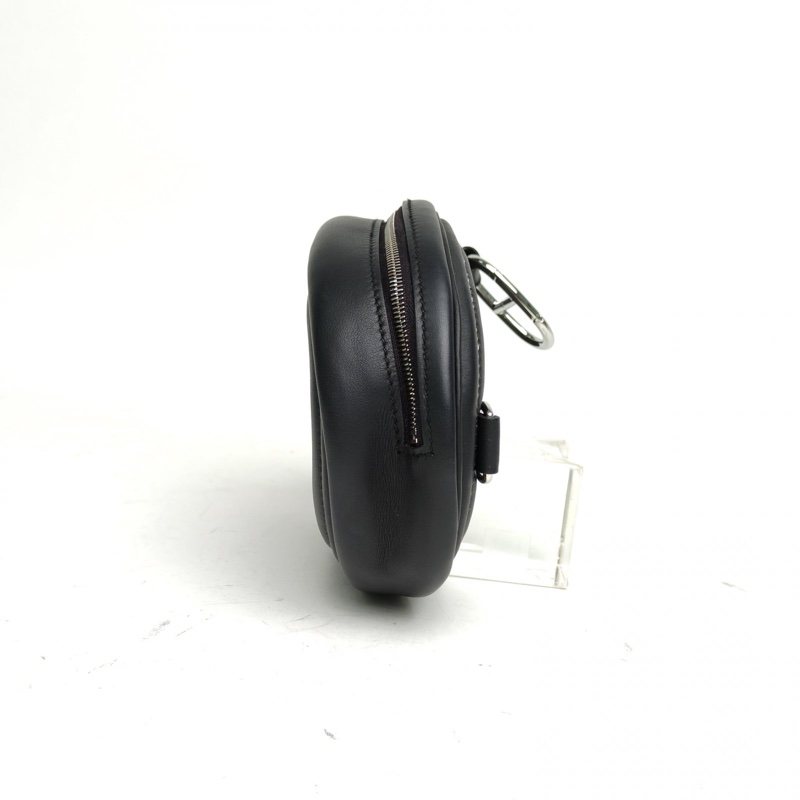 HERMES Roulis豬鼻子intheloop腰包黑色Swift皮W刻銀扣-1