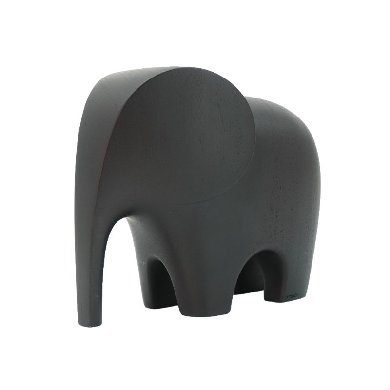 Hermes 展示品 實心烏木色桃花心木紙鎮(烏木棕)-1