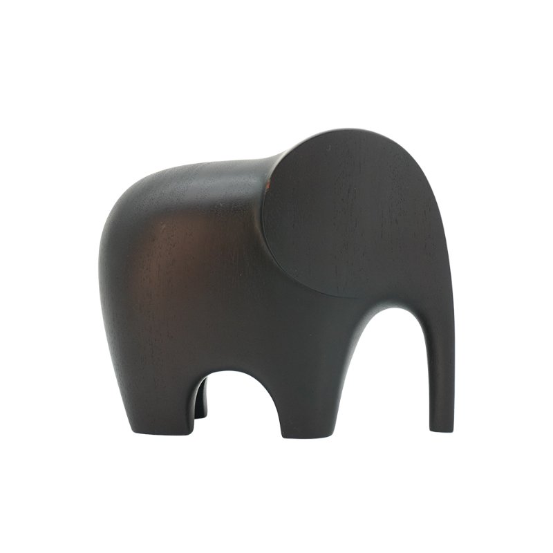 Hermes 展示品 實心烏木色桃花心木紙鎮(烏木棕)-2