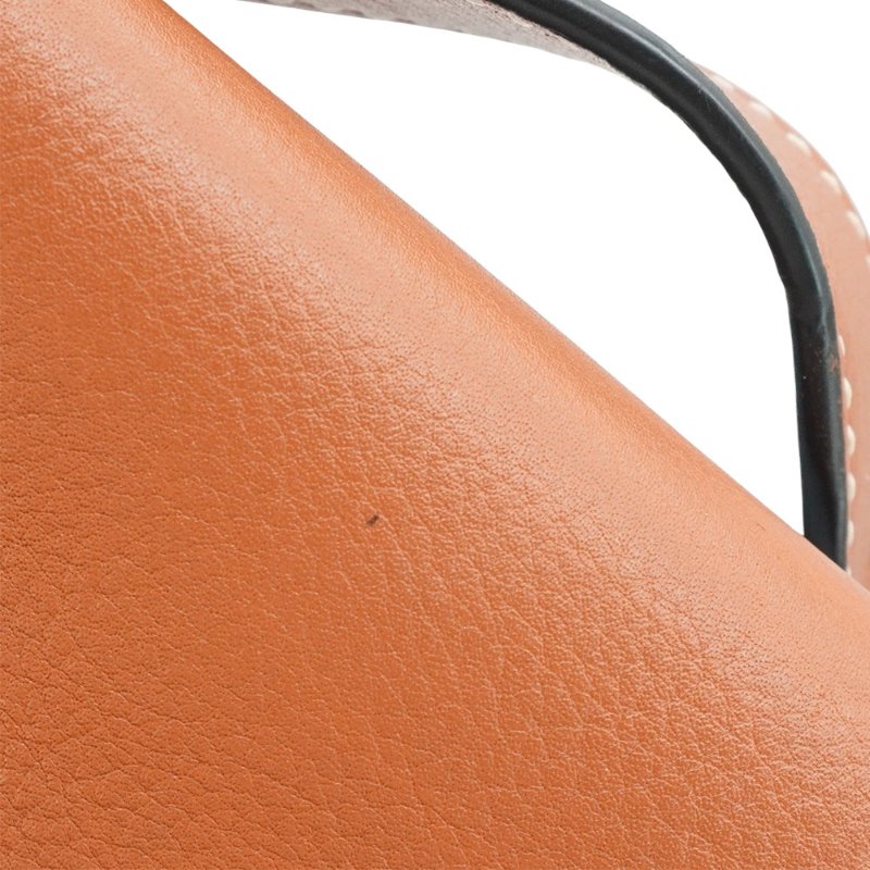 Loewe x Totorol 展示品 龍貓神樹針織小牛皮拼接二用包(焦糖色)-7