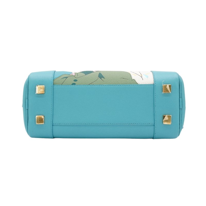 Loewe x 吉卜力 展示品 Amazona 23 霍爾與蘇菲圖案牛皮二用包(藍)-3