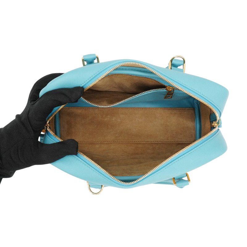 Loewe x 吉卜力 展示品 Amazona 23 霍爾與蘇菲圖案牛皮二用包(藍)-4