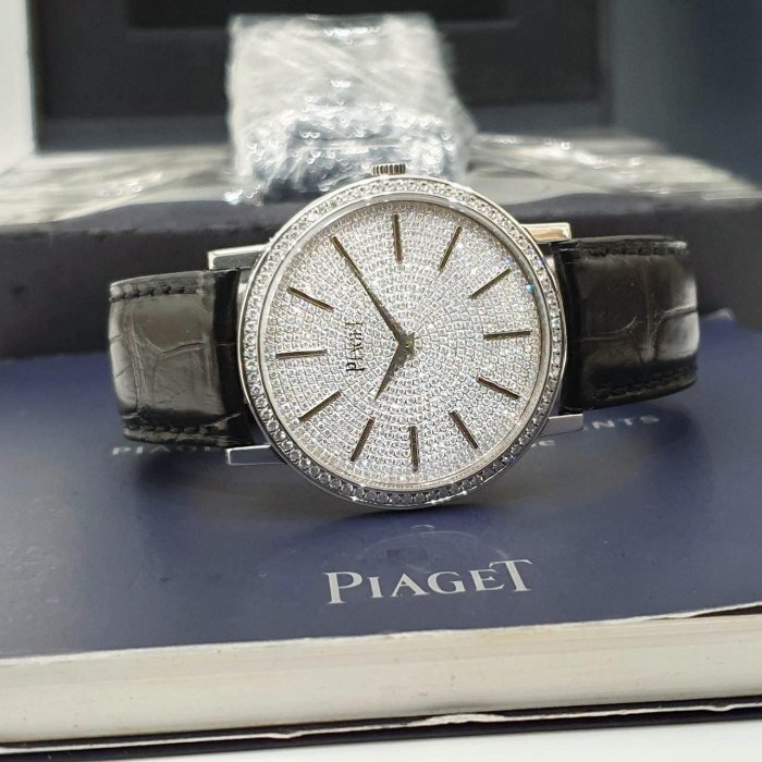 【大眾名錶】PIAGET伯爵 ALTIPLANO系列 G0A36129 滿天星鑽圈 18K白金 B1099-3