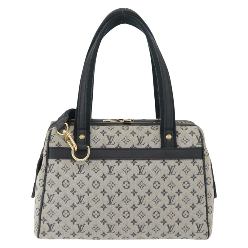 【日本直送】路易威登 Monogram Mini Josephine PM 手提包 藍色 M92049 LV 正品 BAZ096A-1