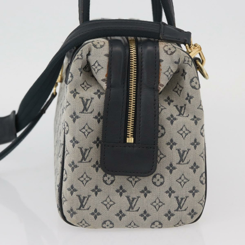 【日本直送】路易威登 Monogram Mini Josephine PM 手提包 藍色 M92049 LV 正品 BAZ096A-2