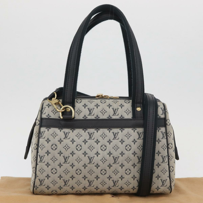 【日本直送】路易威登 Monogram Mini Josephine PM 手提包 藍色 M92049 LV 正品 BAZ096A-11