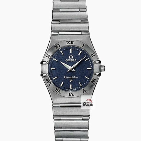 【大眾名錶】OMEGA 歐米茄 1572.40.00 星座系列 灰藍面盤 錶徑25.5mm 石英機芯 大眾名錶B1114