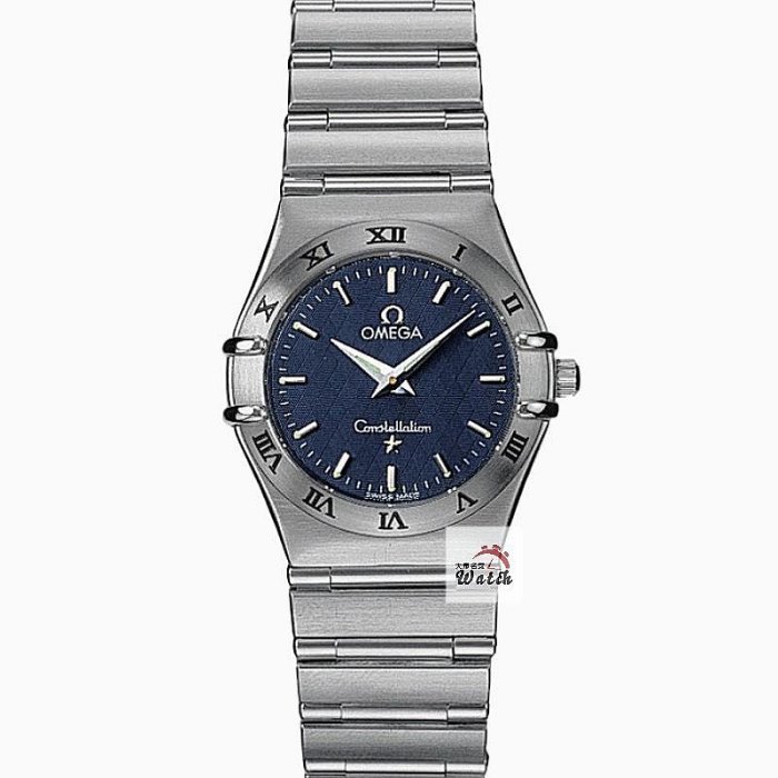 【大眾名錶】OMEGA 歐米茄 1572.40.00 星座系列 灰藍面盤 錶徑25.5mm 石英機芯 大眾名錶B1114-0