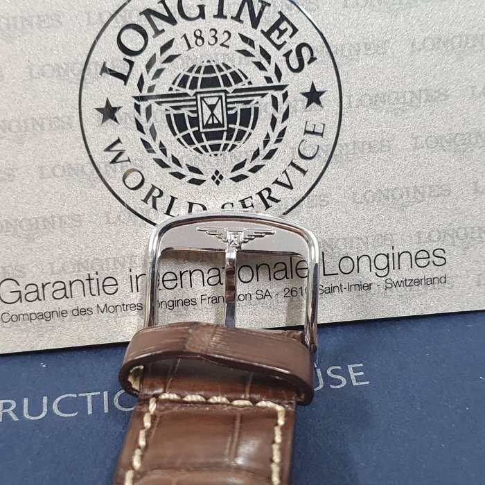 【大眾名錶】 LONGINES 浪琴 L26424732 典藏系列 2012/11 米色面盤藍針 大眾名錶L1642-6
