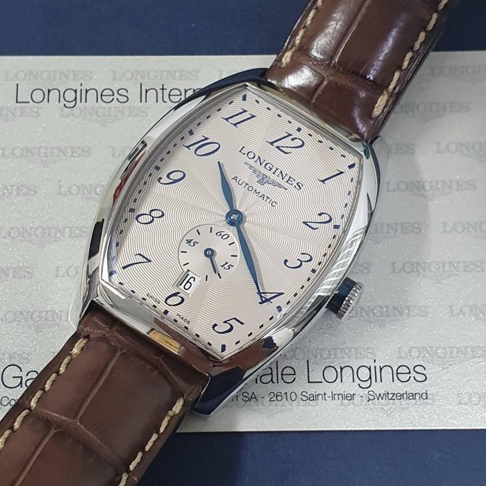 【大眾名錶】 LONGINES 浪琴 L26424732 典藏系列 2012/11 米色面盤藍針 大眾名錶L1642-8