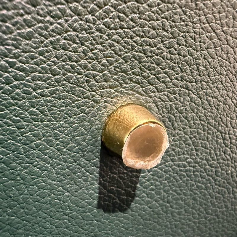 HERMES 1T泰坦綠EVERCOLOR皮金釦LINDY26-25