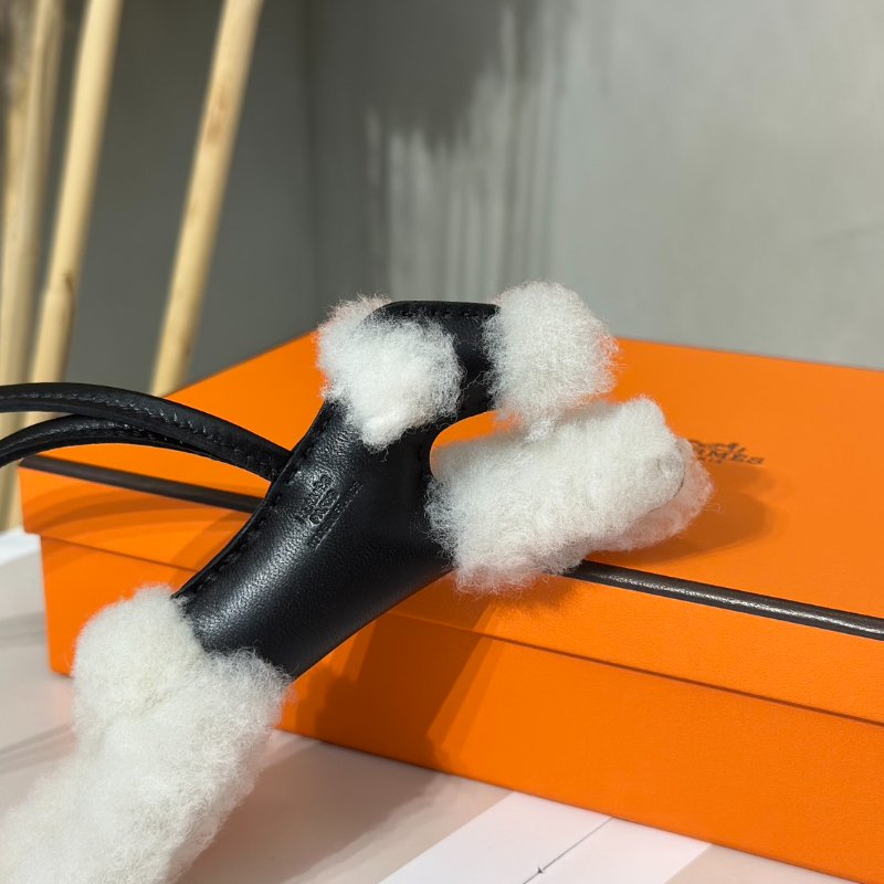 HERMES Budy charm狐狸犬 - 黑 K-4