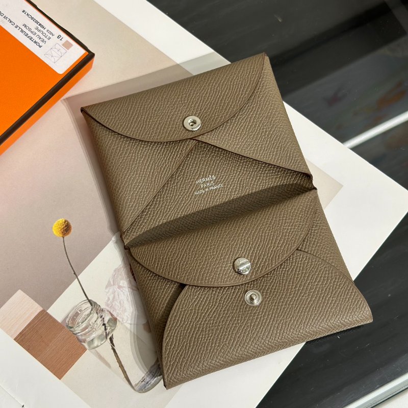 HERMES Calvi duo - 大象灰 G-0