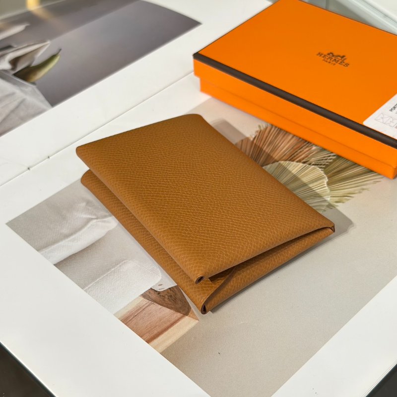 HERMES Calvi duo - 金棕 G-3