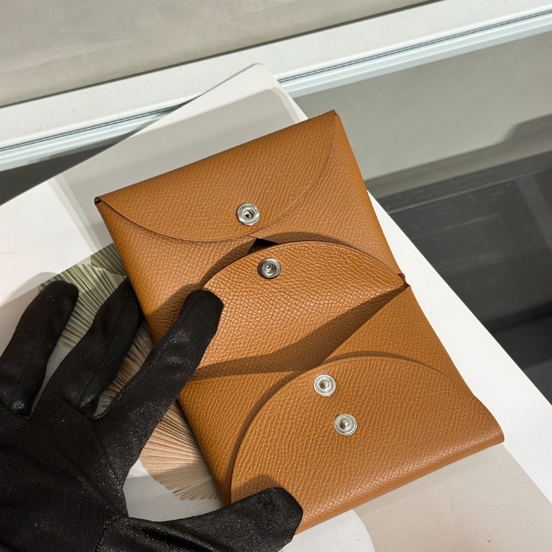 HERMES Calvi duo - 金棕 G-4