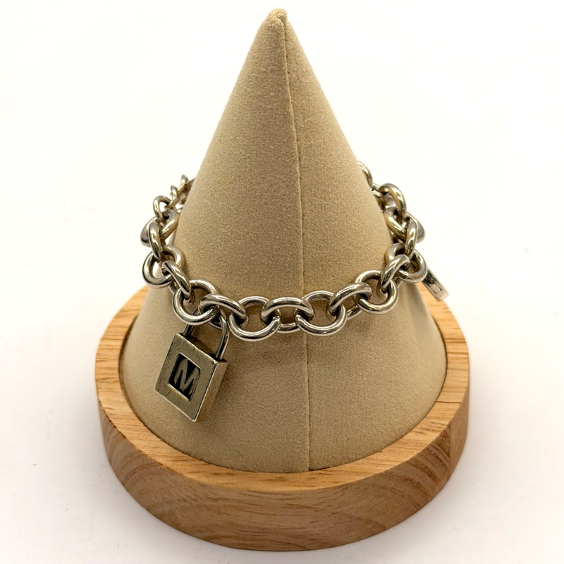 TIFFANY 蒂芬尼 RETURN TO HEART OPEN CIRCLE LOCK HEART 925純銀手鍊-1