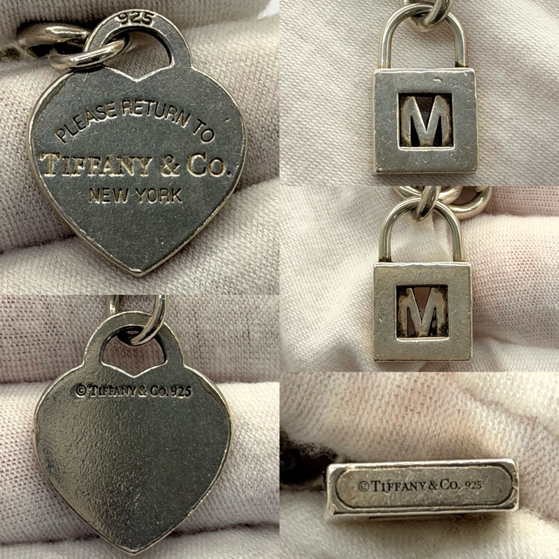 TIFFANY 蒂芬尼 RETURN TO HEART OPEN CIRCLE LOCK HEART 925純銀手鍊-4