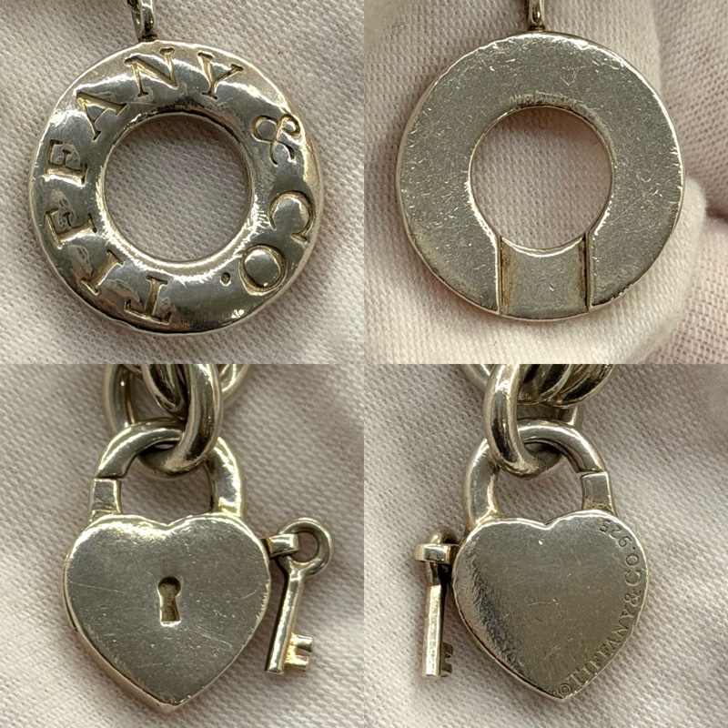 TIFFANY 蒂芬尼 RETURN TO HEART OPEN CIRCLE LOCK HEART 925純銀手鍊-5