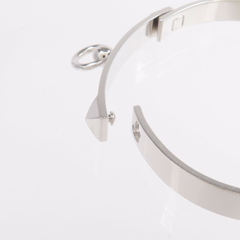 HERMES 18K白金Collier De Chien Bracelet手鐲-6