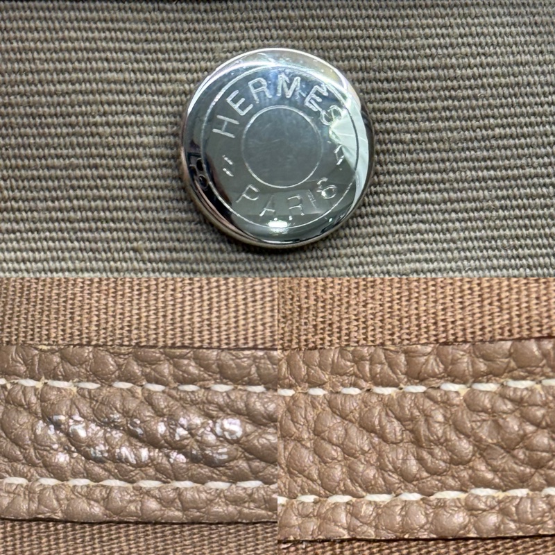 HERMES 愛馬仕 大象灰手提包 花園包 GARDEN PARTY 30 TPM □R STAMP-6
